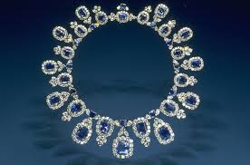 Photo by Cliff (Flickr) Caption: The stunning Hall Sapphire and Diamond Necklace is in the National Museum of History at the Smithsonian in Washington, DC.
