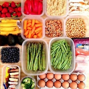Photo by Arya Ziai (Flickr) Healthy proteins along with fresh fruits and vegetables are the foods that will help get you fit and healthy.