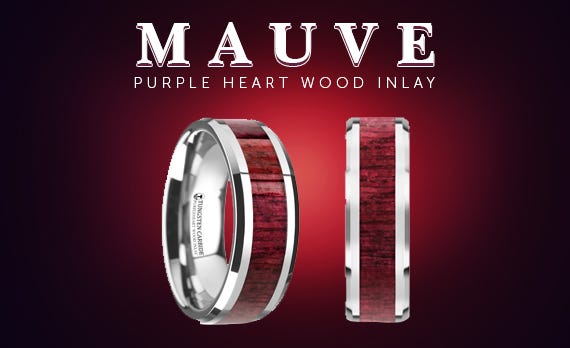 mauve-purple-heart-wood-inlay-tungsten-ring