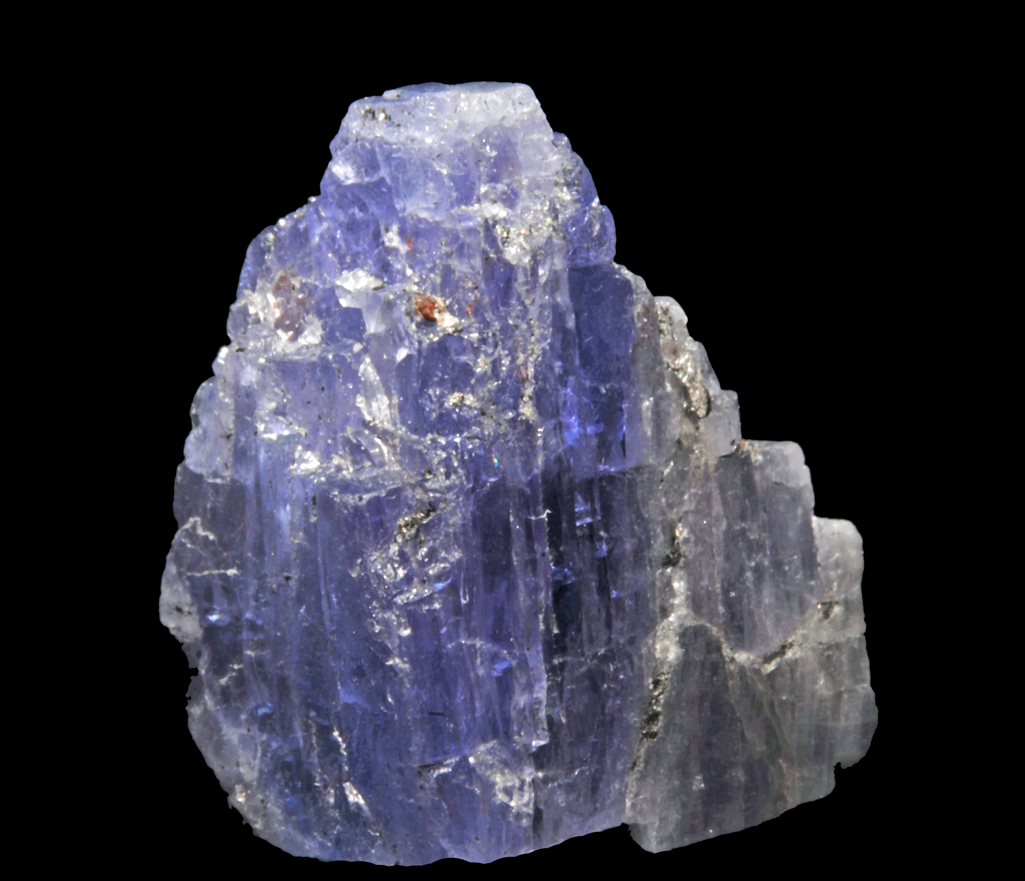 cristaux de tanzanite (Tanzanie)