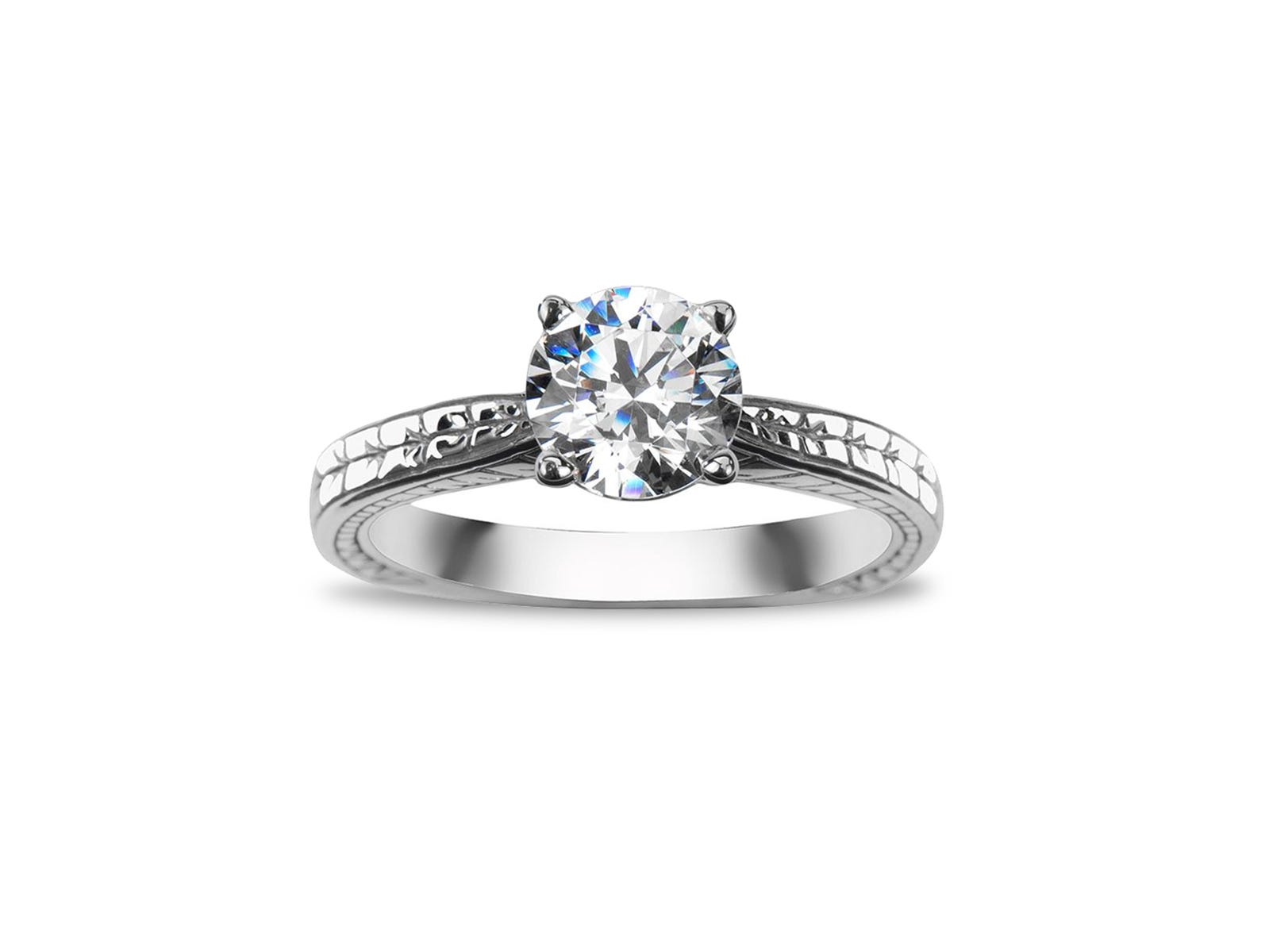 women's engagement ring in solitaire style