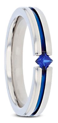 NYMERIA Tension Set Blue RIng